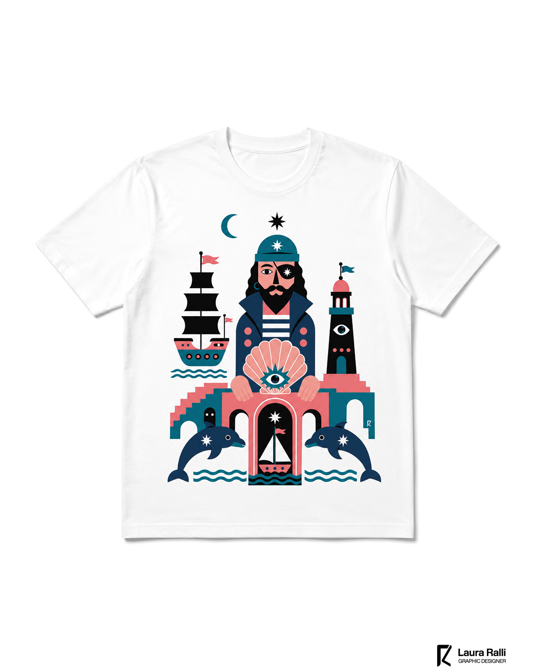 Protettore dei mari-tshirt