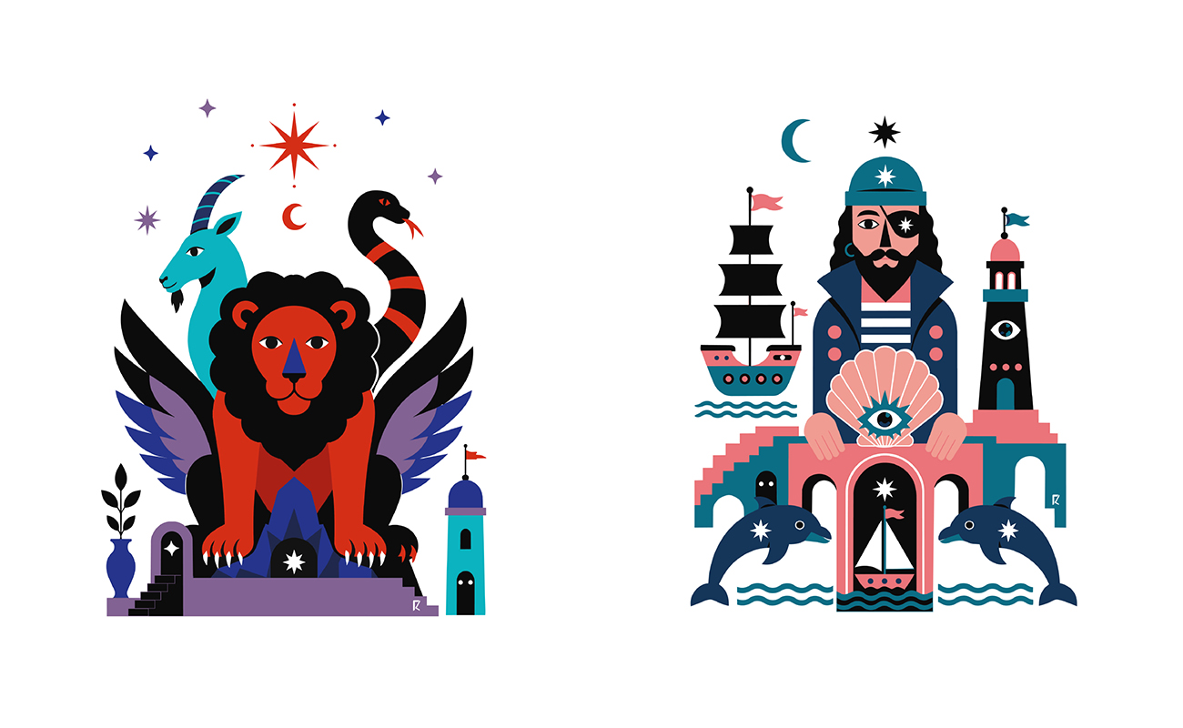 Symbolic Figures-Pirates-Chimera-Laura Ralli